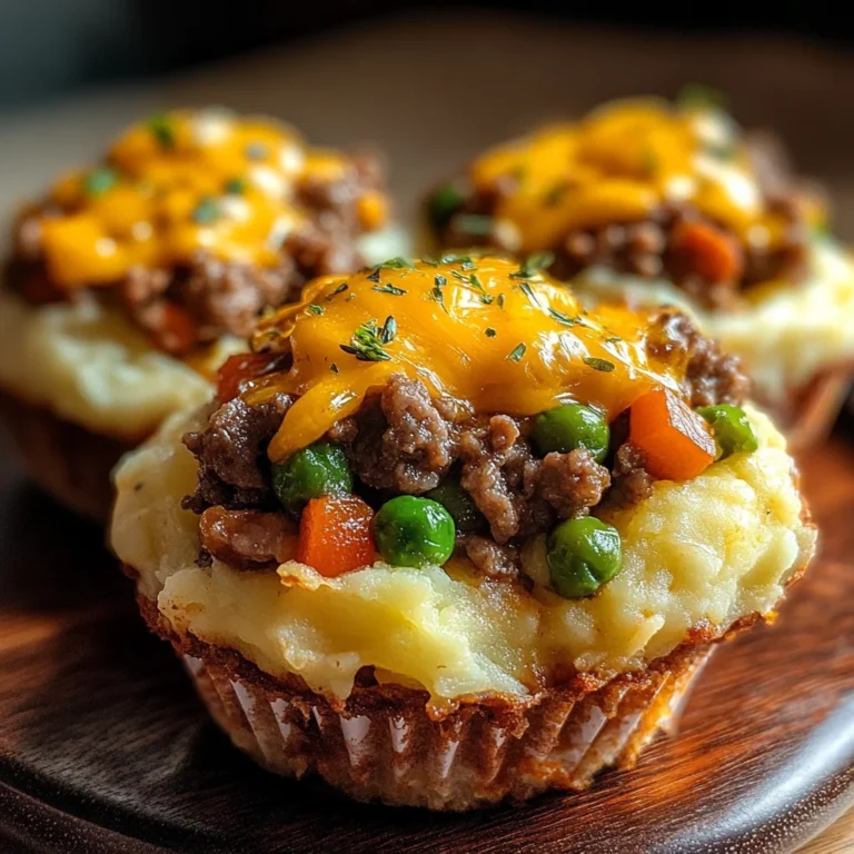 Beefy Shepherd’s Pie Muffins