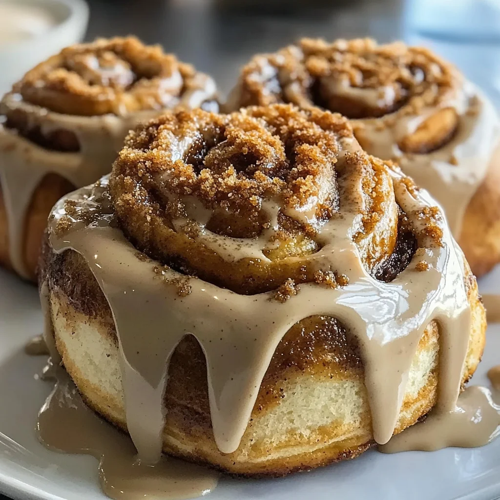 Biscoff Cinnamon Rolls with Cookie Butter Frosting