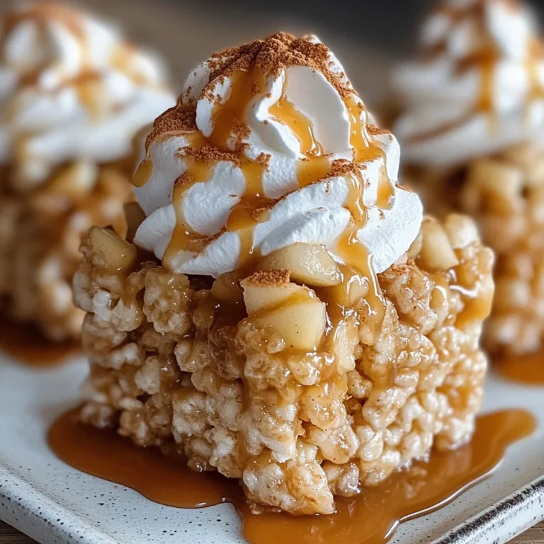 Easy Apple Pie Rice Krispies Treats