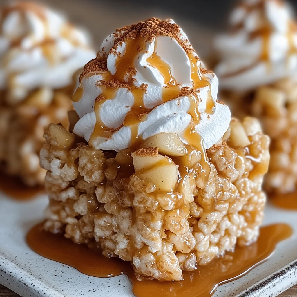 Easy Apple Pie Rice Krispies Treats