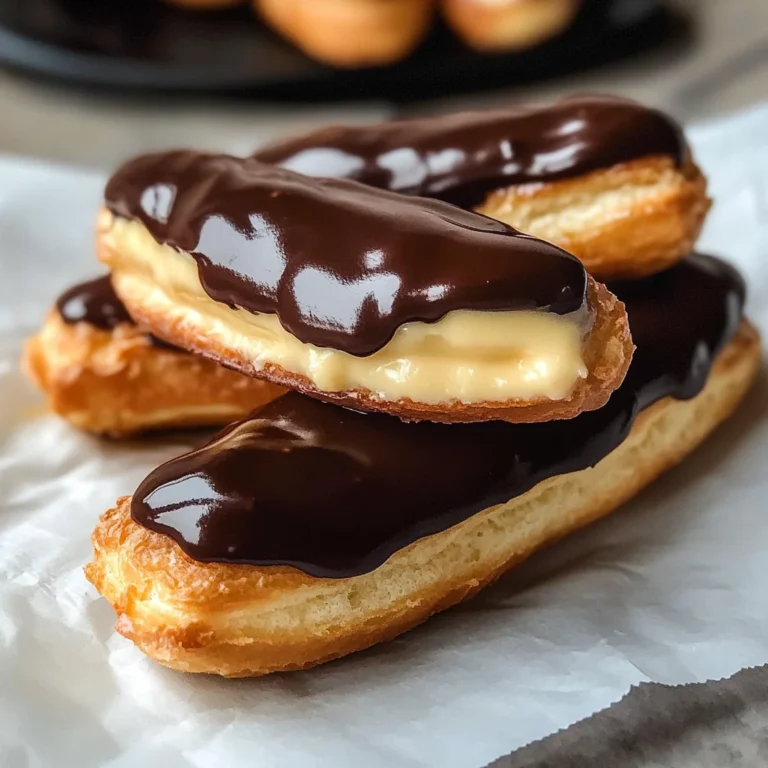 Homemade Eclairs