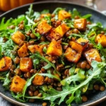 Honey-Cinnamon Pumpkin Lentil Salad