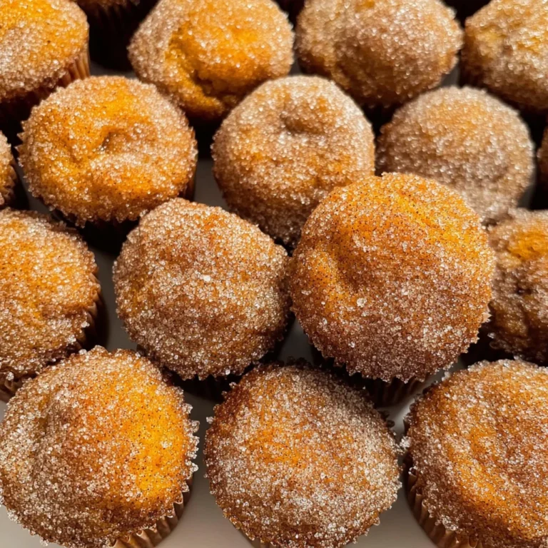 Mini Cinnamon Sugar Pumpkin Muffins