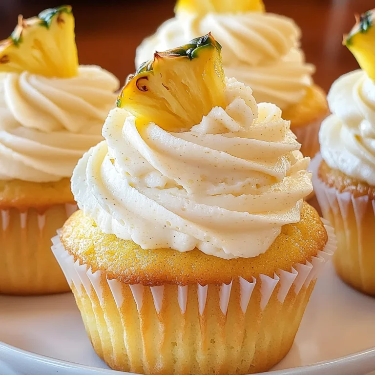 Pineapple Cupcakes