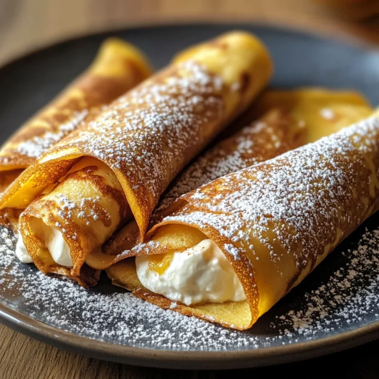 Pumpkin Crepes Cinnamon Mascarpone