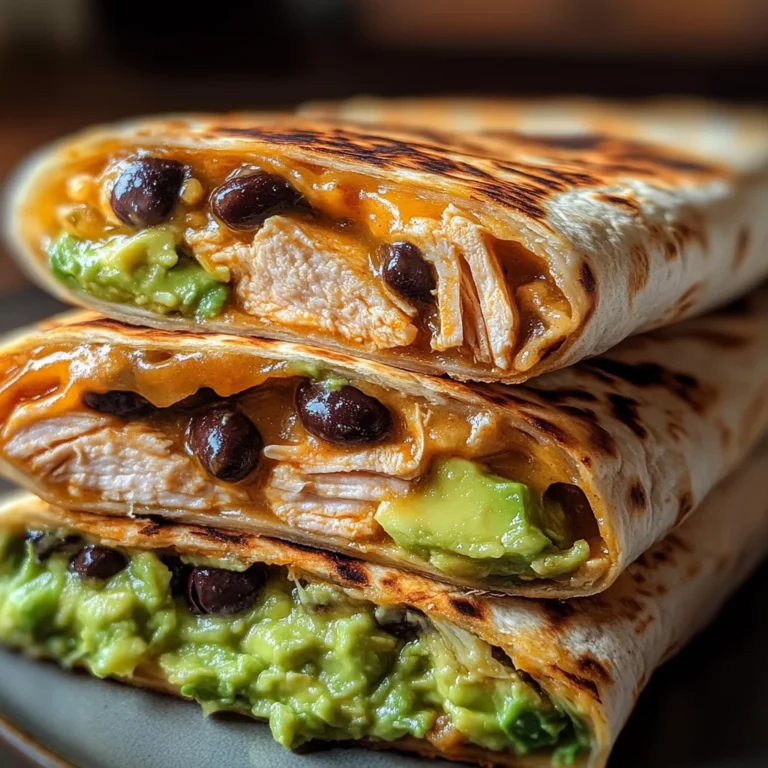 Southwest Chicken Folded Wraps