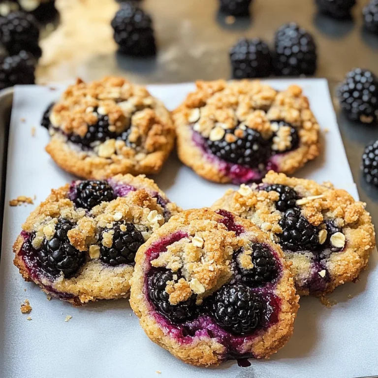 Streusel Blackberry Cookies