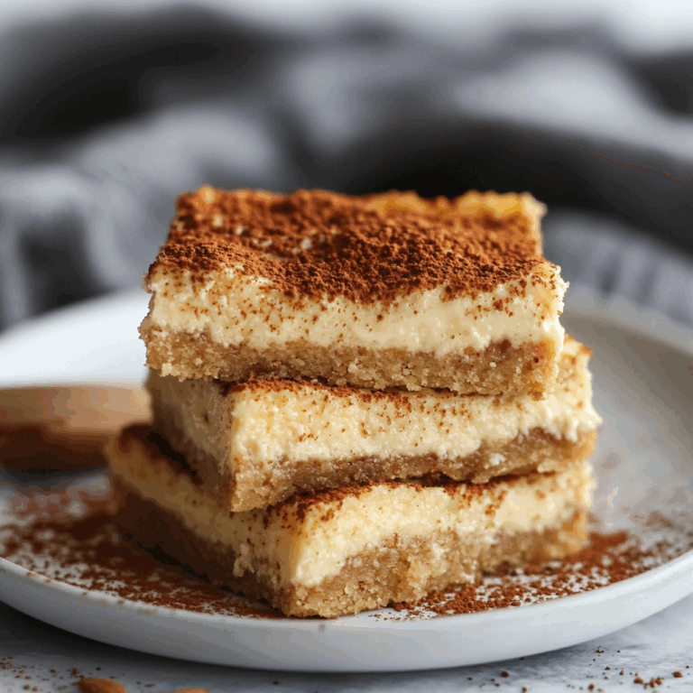 Keto Churro Cheesecake Bars