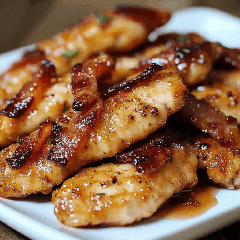 Easy Homemade Turkey Bacon Bacon Brown Sugar Chicken Tenders: An Incredible 5-Ingredient Recipe