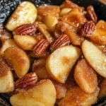 Cinnamon Southern Fried Apples with Pecans