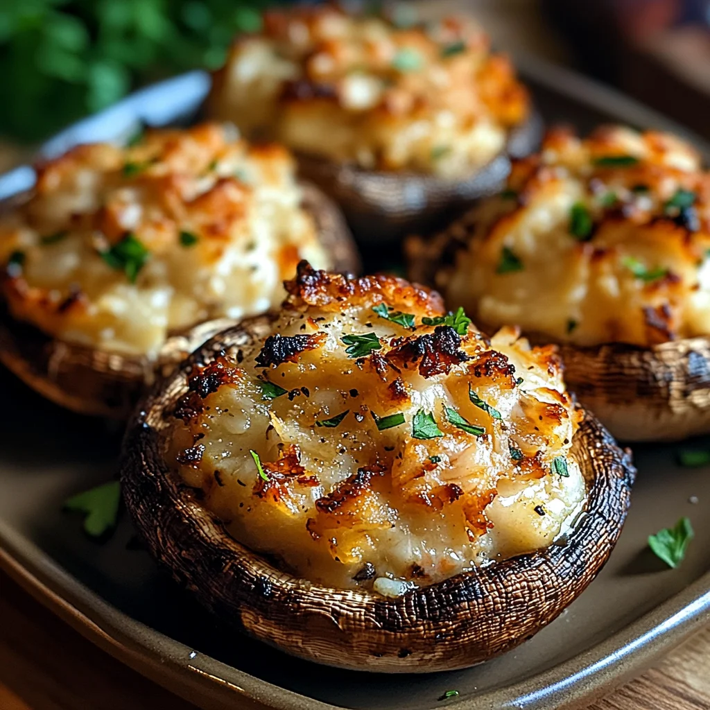 Crab-Stuffed Mushrooms