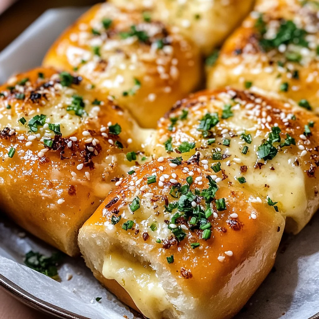 Korean Garlic Cheese Bread