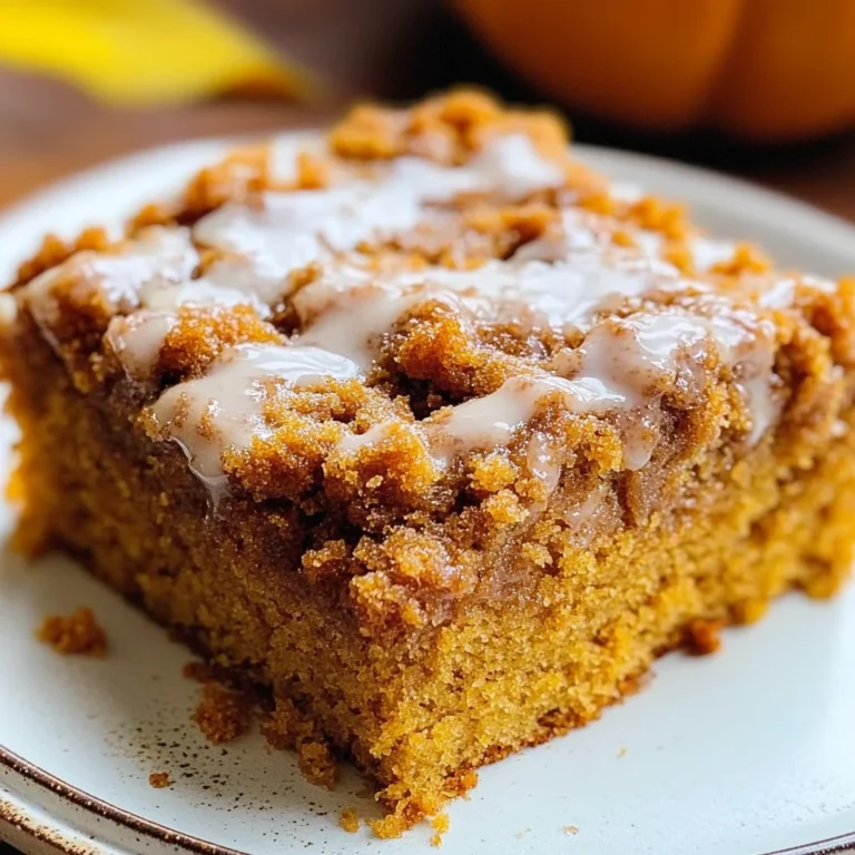 Pumpkin Coffee Cake