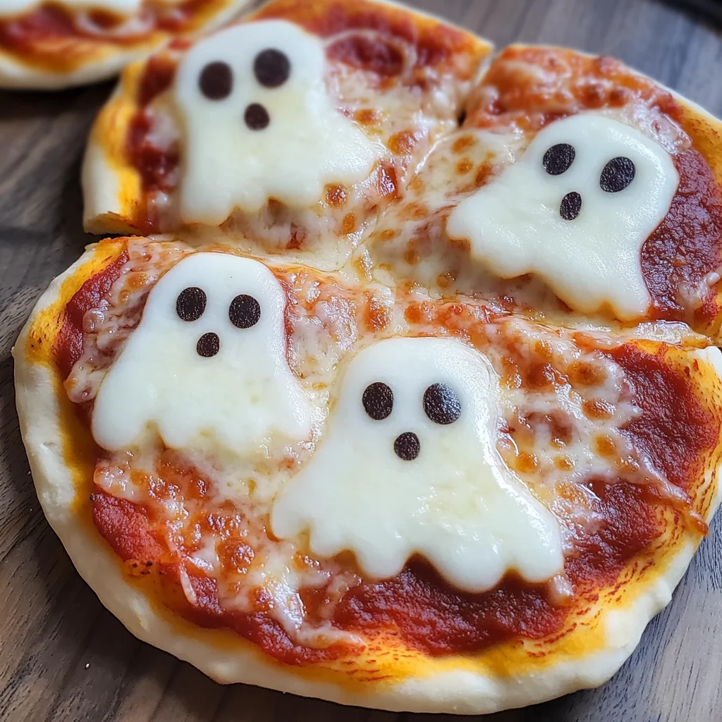 Spooktacular Mini Ghost Pizzas That Are Eerily Easy to Make