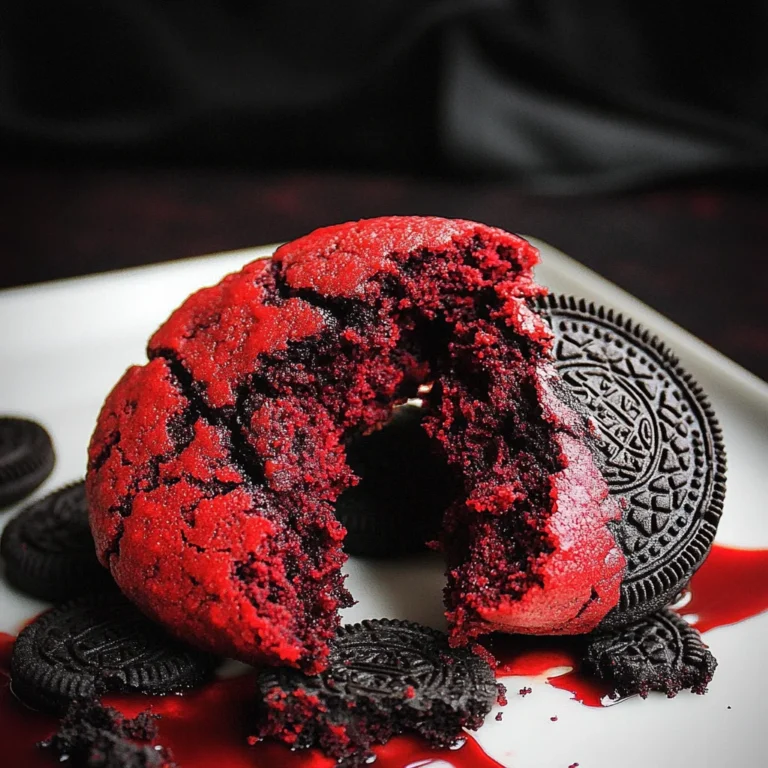 Stranger Things Red Velvet Cookies