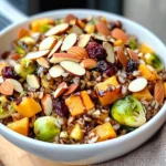 Wild Rice Harvest Bowls with Fig Balsamic Vinaigrette
