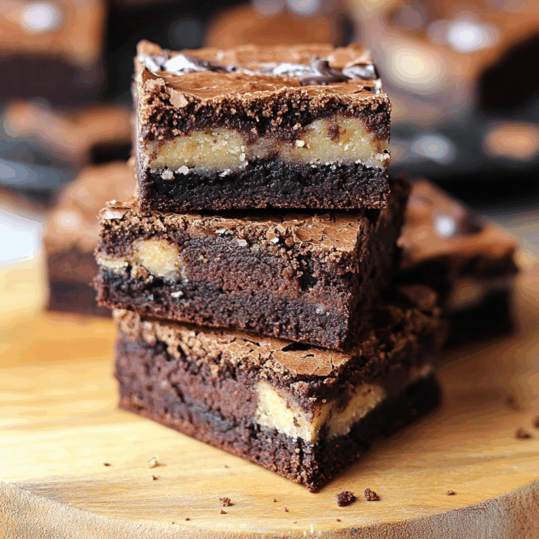 Amazing Brownies (Cookie Dough): 3 Decadent Layers